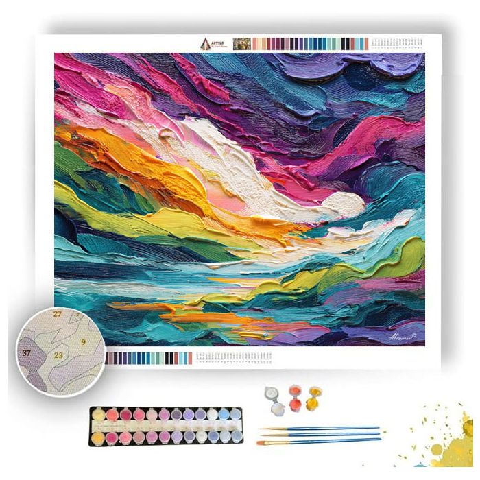 BRIGHT STORM - Paint by Numbers Full Kit