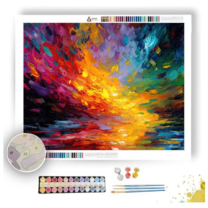 VIVID STORM - Paint by Numbers Full Kit