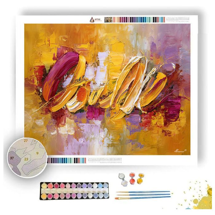 GOLDEN REVERIE - Paint by Numbers Full Kit