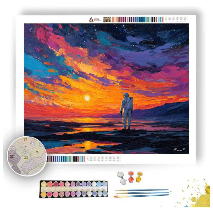 MIDNIGHT HORIZON - Paint by Numbers Full Kit