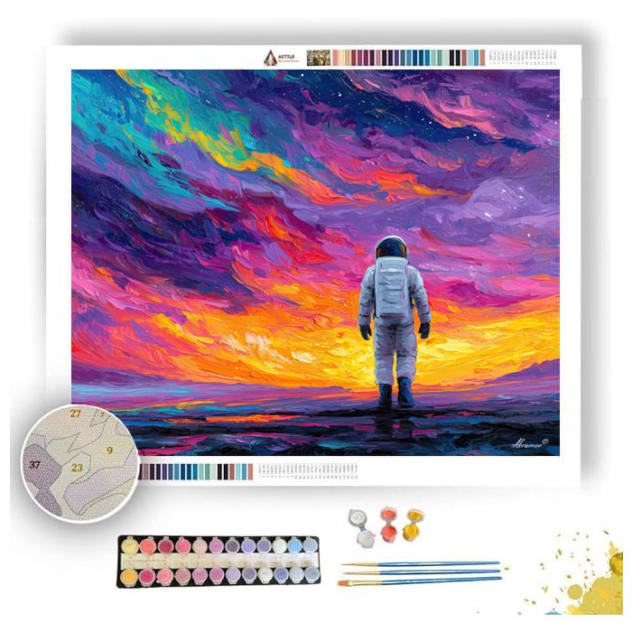 NEON STORM - Paint by Numbers Full Kit