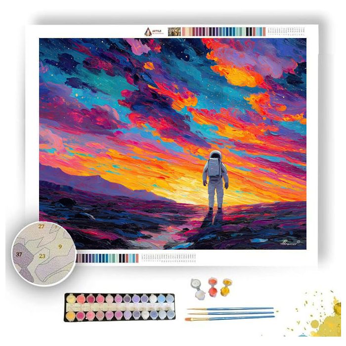 BRIGHT PULSE - Paint by Numbers Full Kit