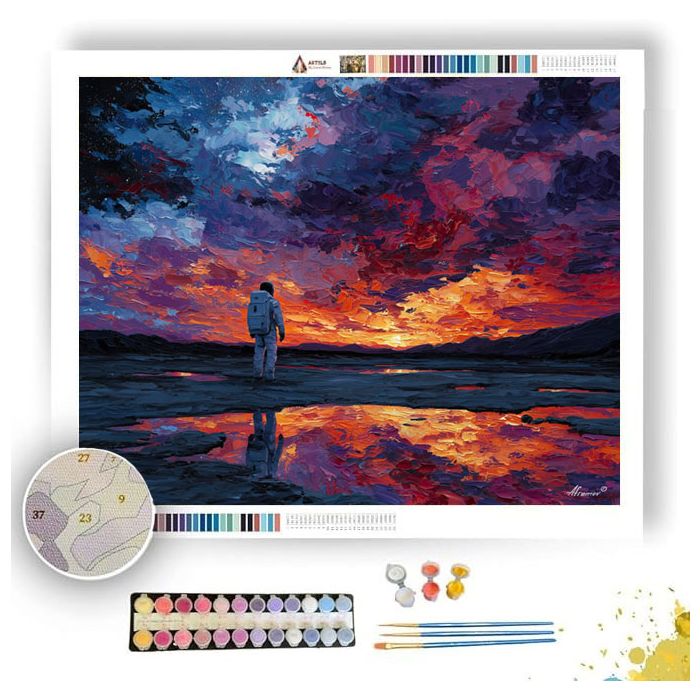 SILVER AWAKENING - Paint by Numbers Full Kit