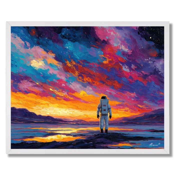 NEON FRAME - FRAMED