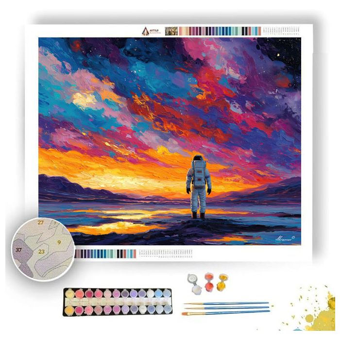 NEON FRAME - Paint by Numbers Full Kit