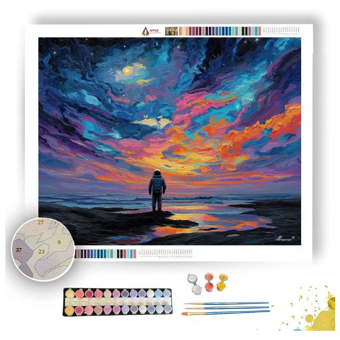 MIDNIGHT STORM - Paint by Numbers Full Kit