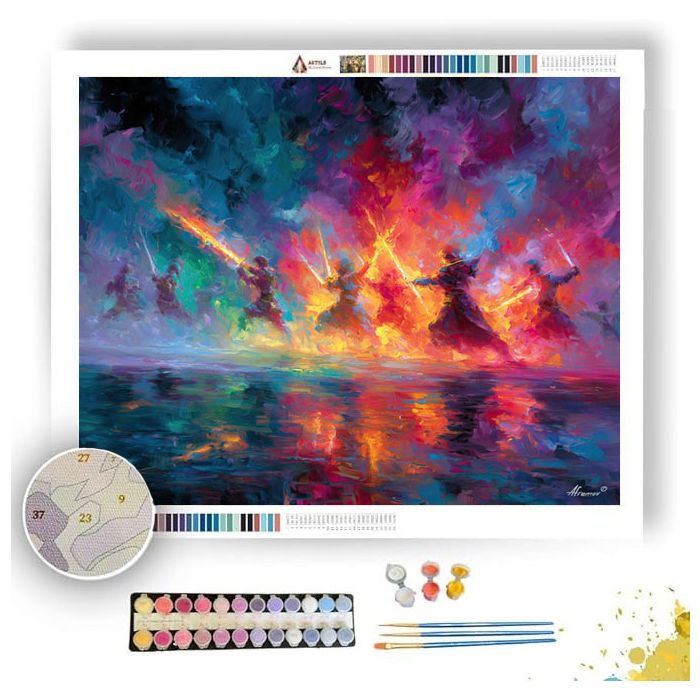 BRIGHT ARC - Paint by Numbers Full Kit