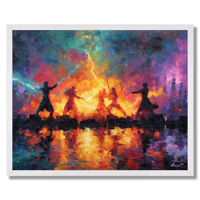 RISING CITY - FRAMED