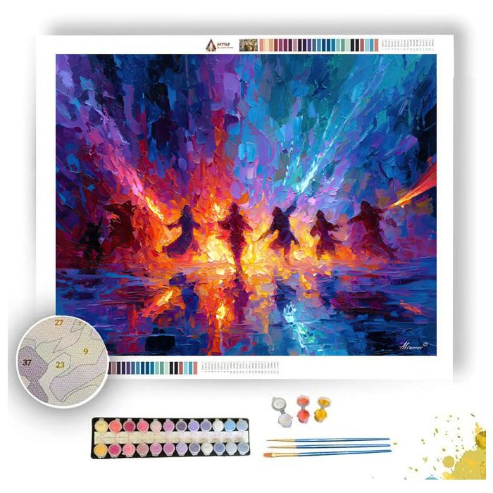 VELVET AWAKENING - Paint by Numbers Full Kit