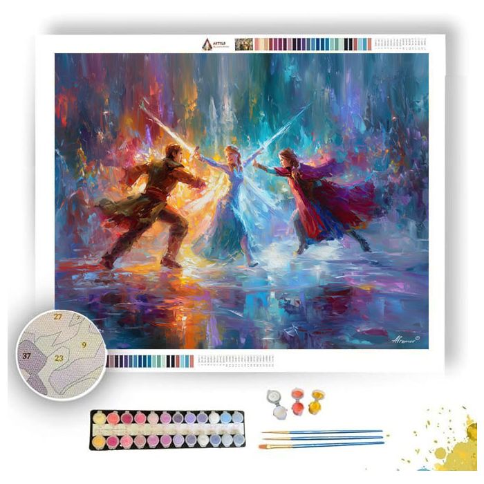 FROZEN MASQUERADE - Paint by Numbers Full Kit