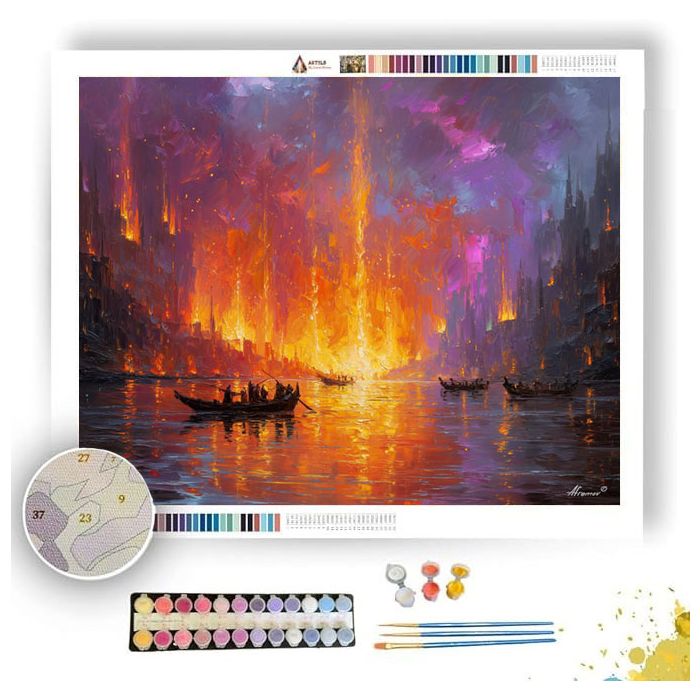 GOLDEN CITY - Paint by Numbers Full Kit