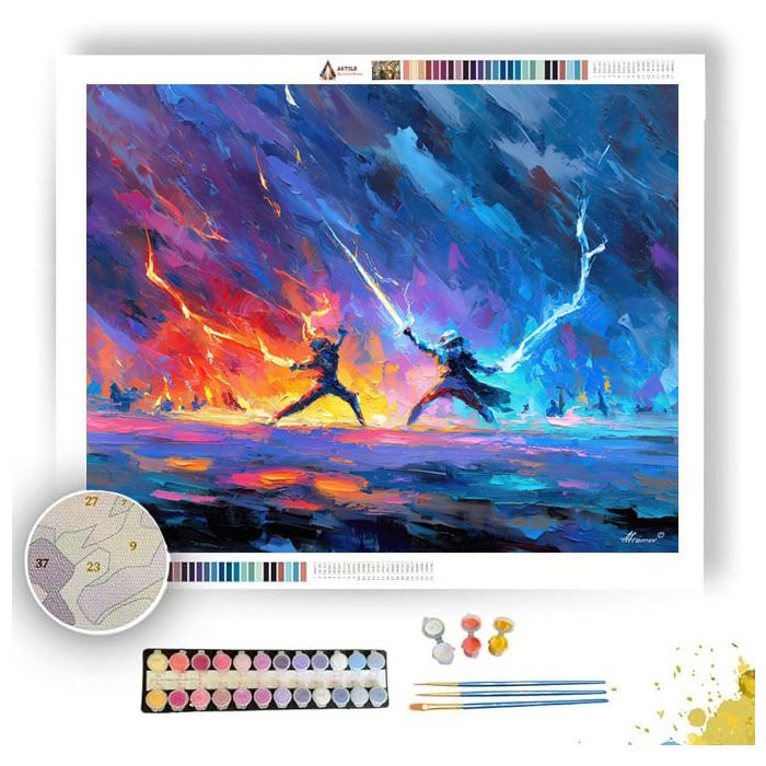 NEON WHISPER - Paint by Numbers Full Kit