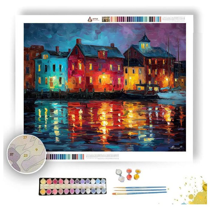 DISTANT CONTOUR - Paint by Numbers Full Kit