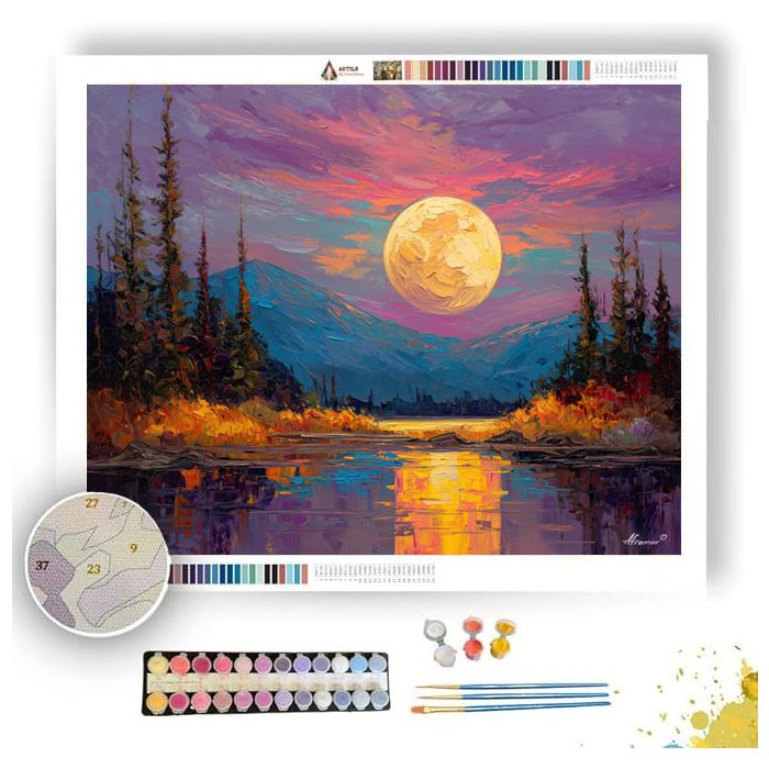 LUNAR SUMMIT - Paint by Numbers Full Kit