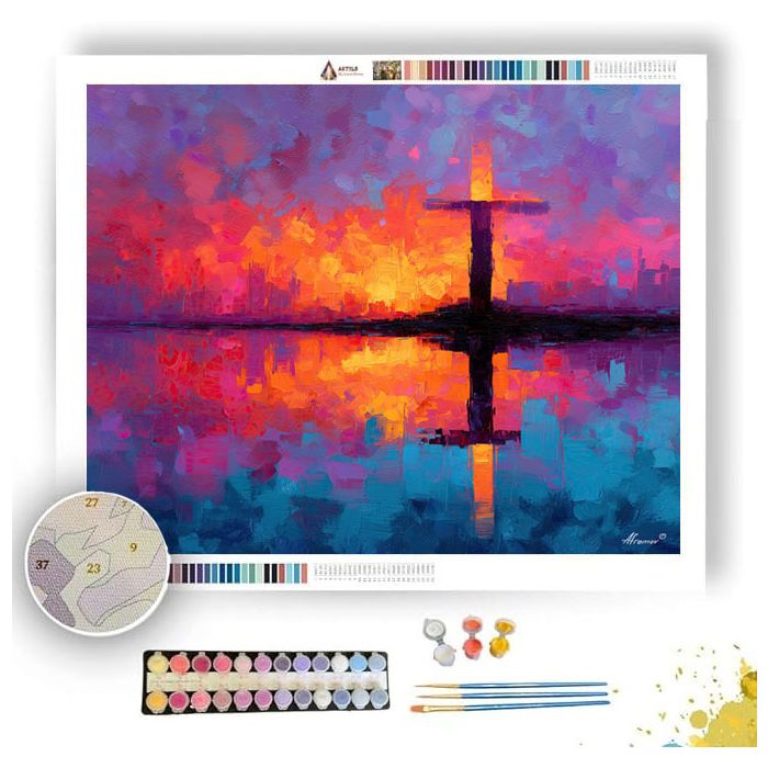 DISTANT SANCTUARY - Paint by Numbers Full Kit
