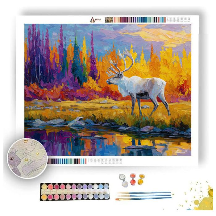 GILDED CONTOUR - Paint by Numbers Full Kit