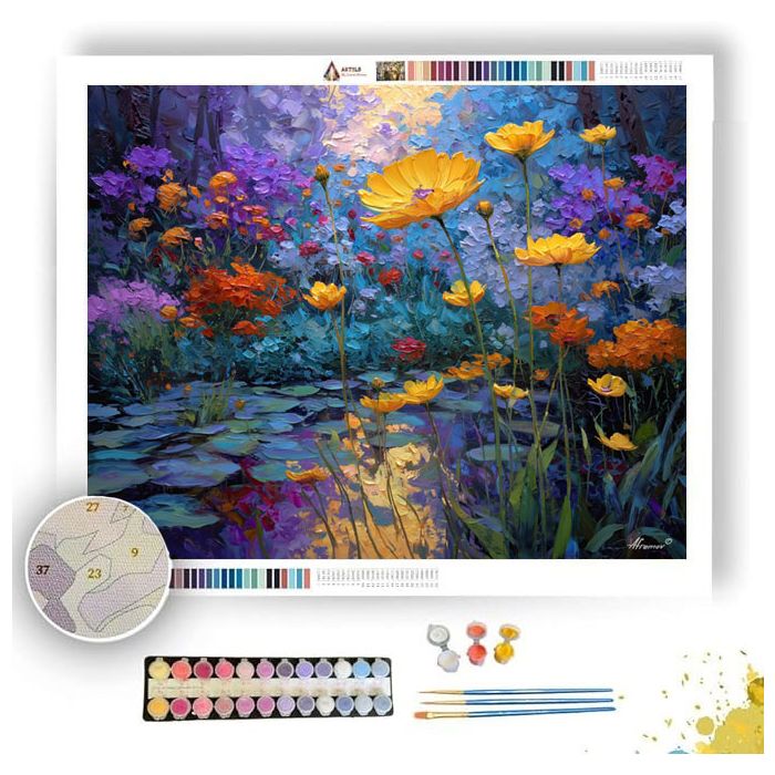 GILDED INTERVAL - Paint by Numbers Full Kit