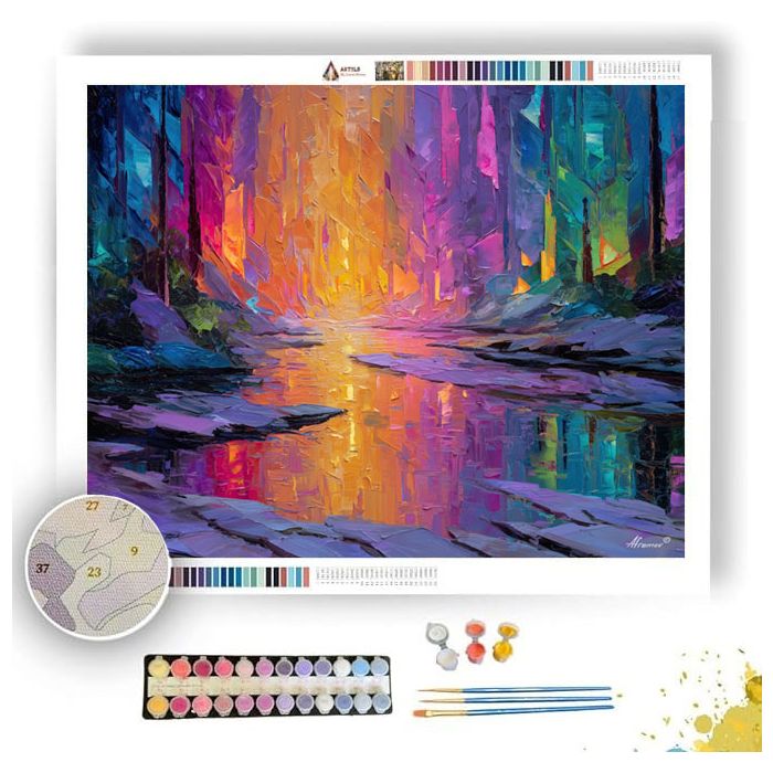 SHATTERED SUMMIT - Paint by Numbers Full Kit