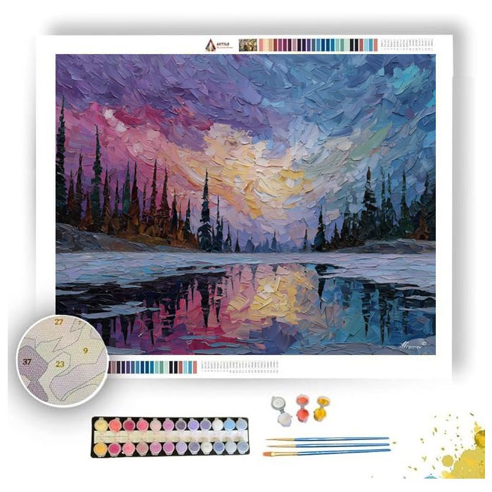 SHATTERED EMBRACE - Paint by Numbers Full Kit