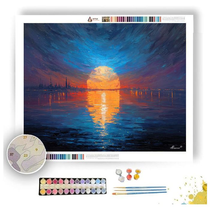 LUNAR HORIZON - Paint by Numbers Full Kit