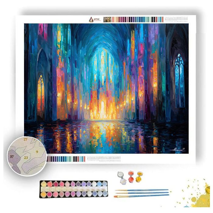SECRET CATHEDRAL - Paint by Numbers Full Kit