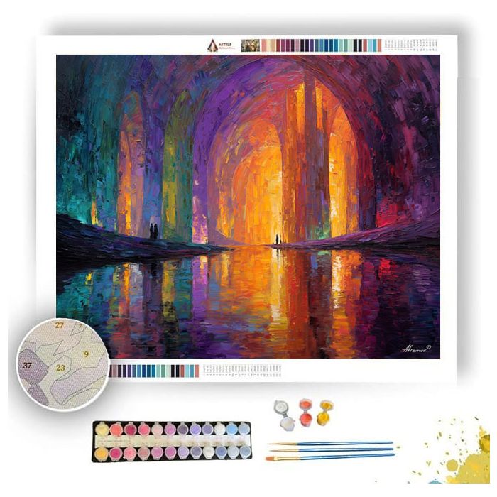 RADIANT CONTOUR - Paint by Numbers Full Kit