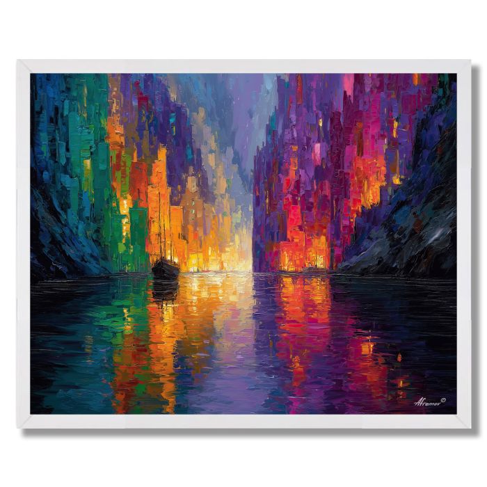 CRYSTALLINE HARBOR - FRAMED