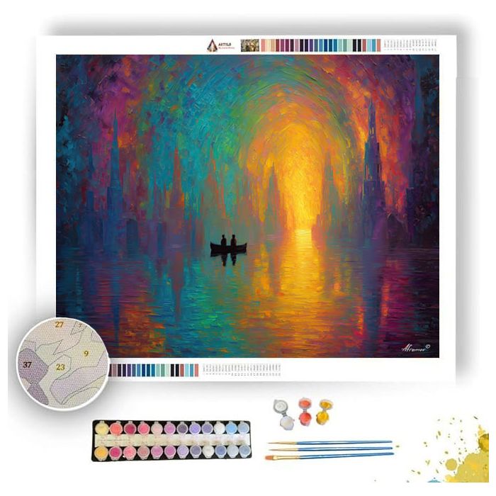 WHISPERING EMBRACE - Paint by Numbers Full Kit