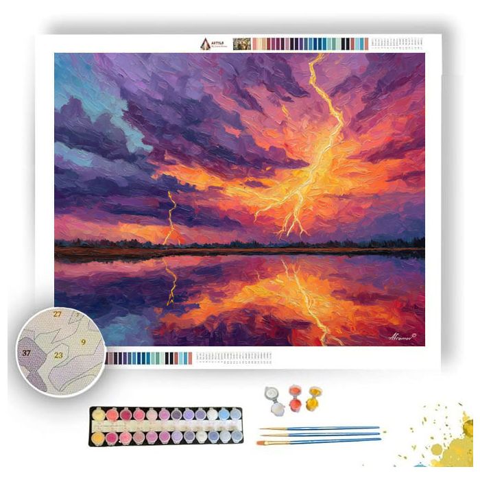 FLICKERING RITUAL - Paint by Numbers Full Kit