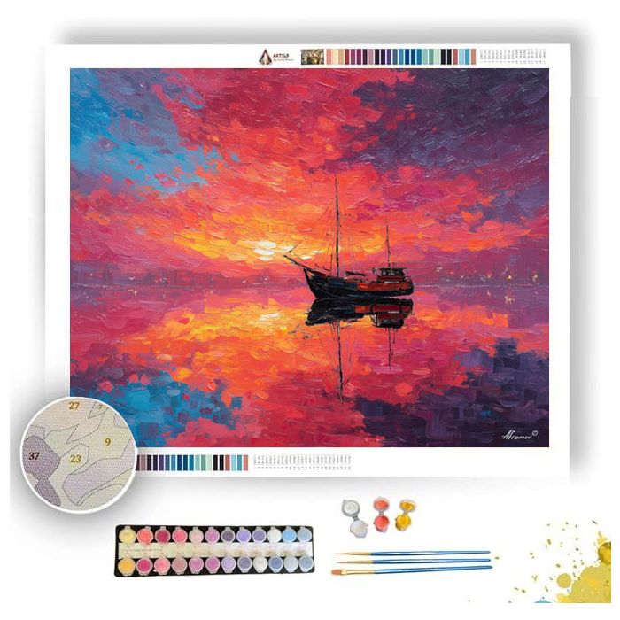 SOLAR EMBRACE - Paint by Numbers Full Kit