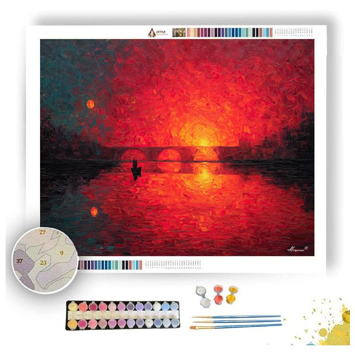 FLICKERING AXIS - Paint by Numbers Full Kit