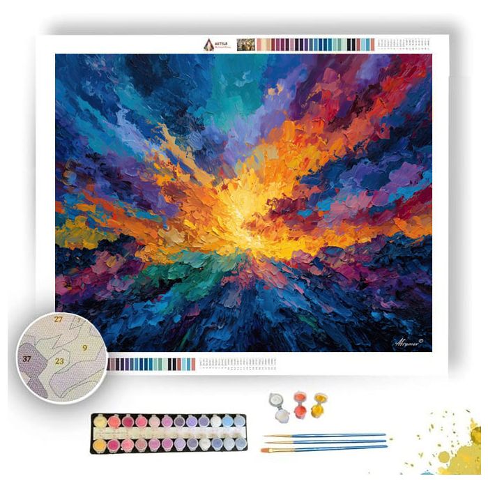 SOLAR AXIS - Paint by Numbers Full Kit