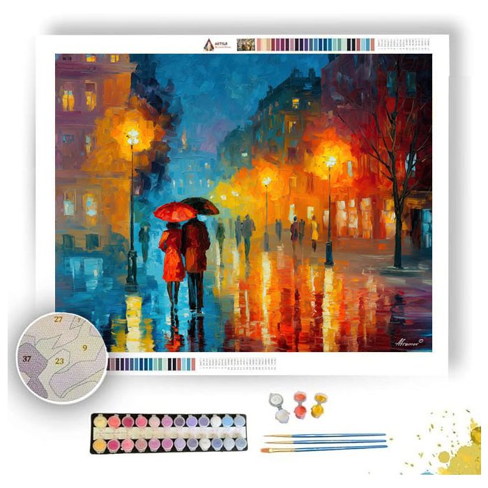 VIENNA UMBRELLA COUPLE DURING - Paint by Numbers Full Kit