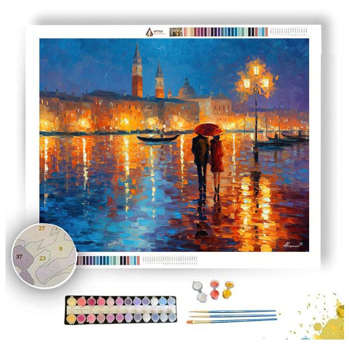 VENICE UMBRELLA COUPLE IN - Paint by Numbers Full Kit