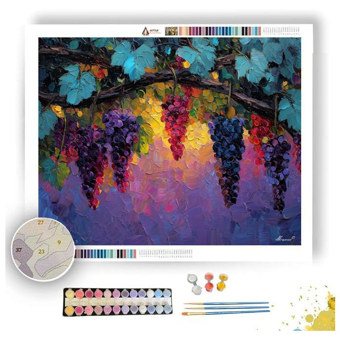 CASCADING VEIL - Paint by Numbers Full Kit