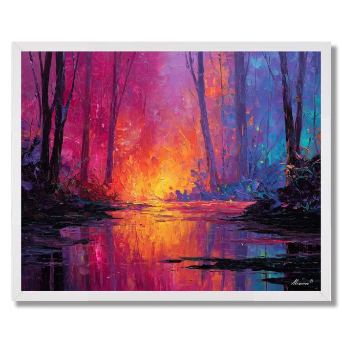 BLAZING MIRAGE - FRAMED