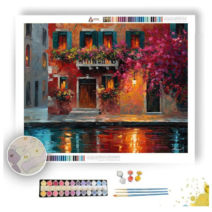 VENICE LANTERN BALCONY UNDER - Paint by Numbers Full Kit