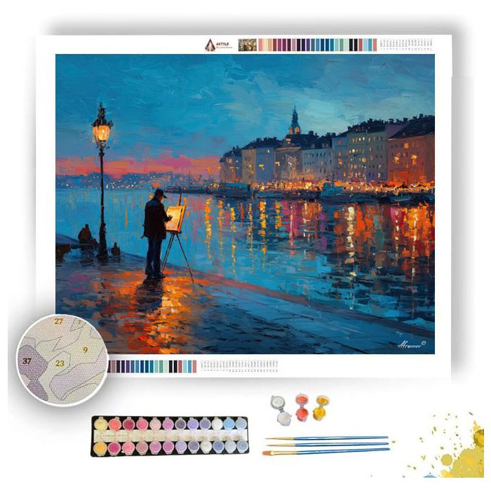 STOCKHOLM STREET PAINTER IN - Paint by Numbers Full Kit