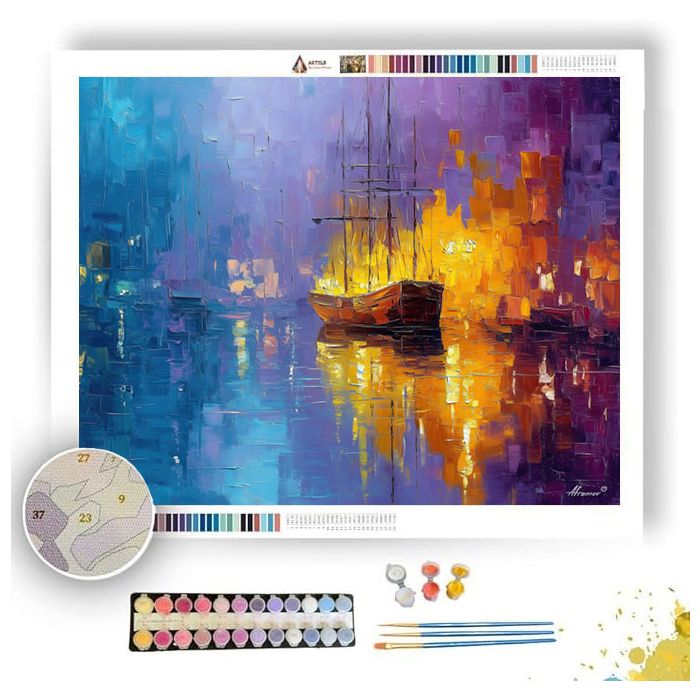 WANDERING HARBOR - Paint by Numbers Full Kit