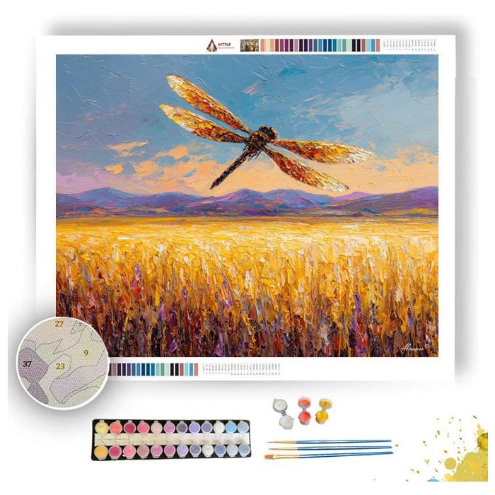 HARVEST FIELD SENTINEL - Paint by Numbers Full Kit