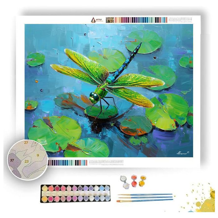 EMERALD PULSE - Paint by Numbers Full Kit