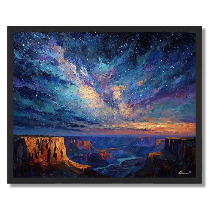 STARLIT CANYON RIM - FRAMED
