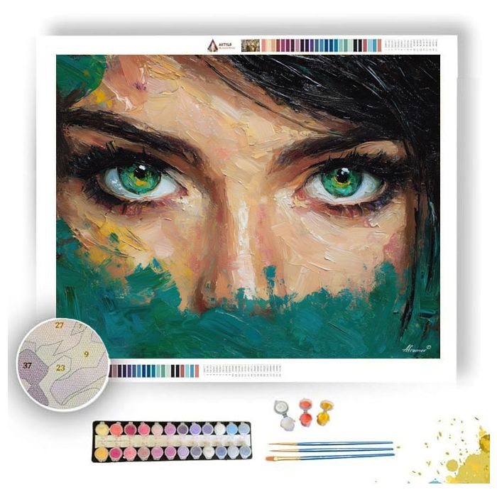 EMERALD SILENCE - Paint by Numbers Full Kit