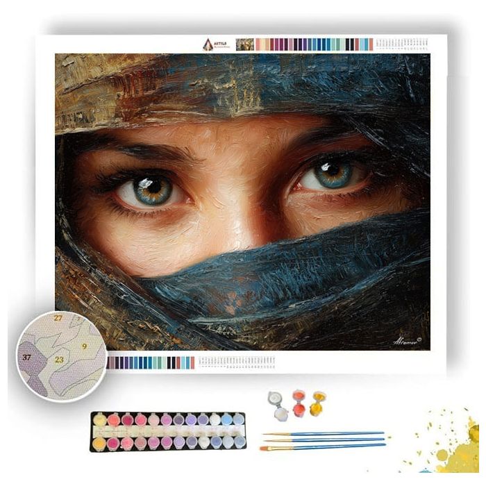 VEILED HORIZON LOOK - Paint by Numbers Full Kit