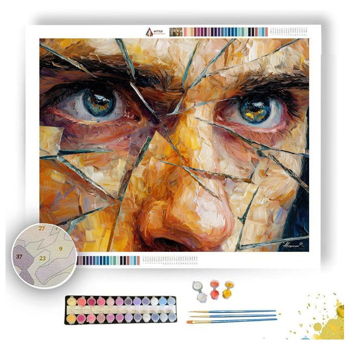 SHATTERED MIRROR VISION - Paint by Numbers Full Kit