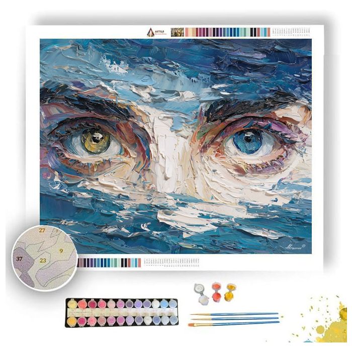 OCEAN TIDE REFLECTION - Paint by Numbers Full Kit