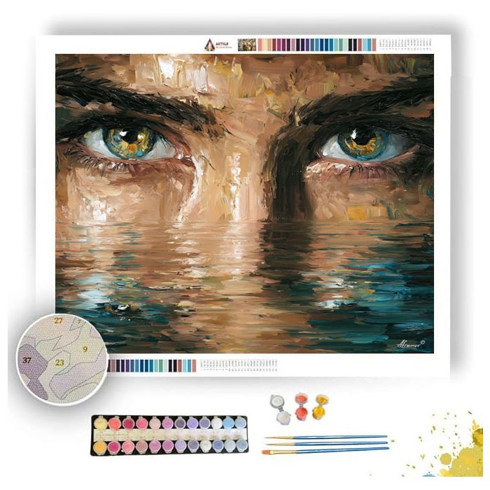 MIRROR LAKE PUPIL - Paint by Numbers Full Kit