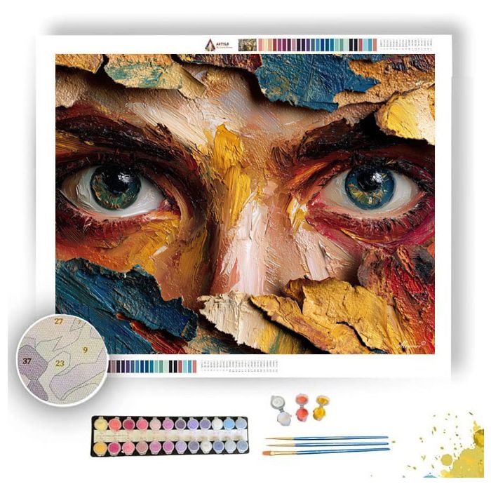 BROKEN FRAME MEMORY - Paint by Numbers Full Kit