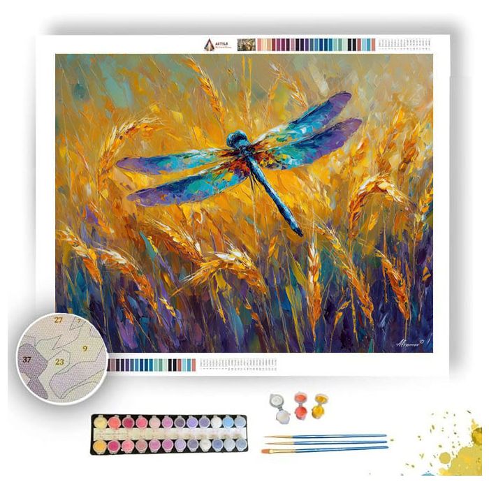 GOLDEN WHEAT ASCENT - Paint by Numbers Full Kit
