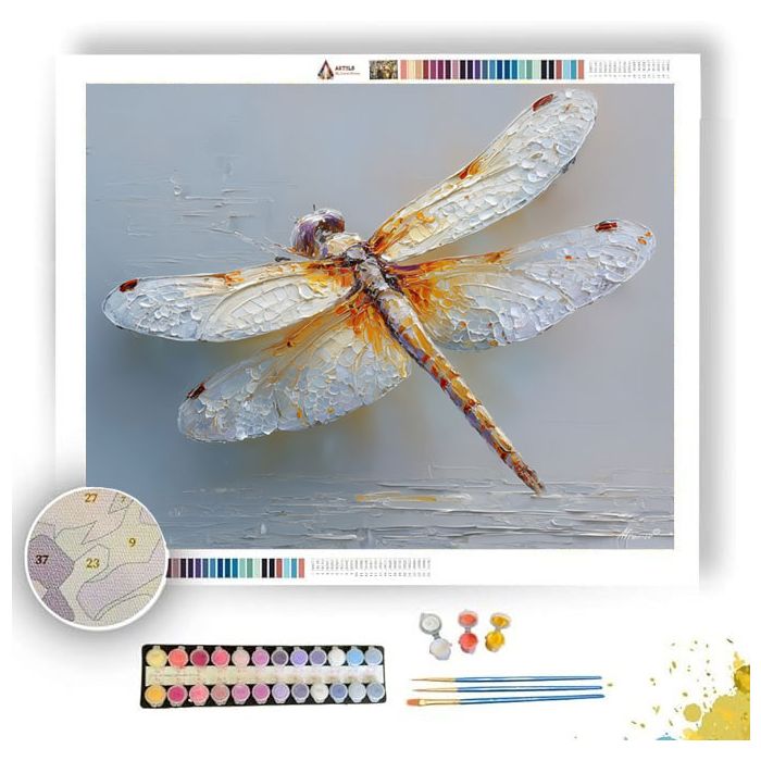 GLASS WINGS IN MORNING FOG - Paint by Numbers Full Kit